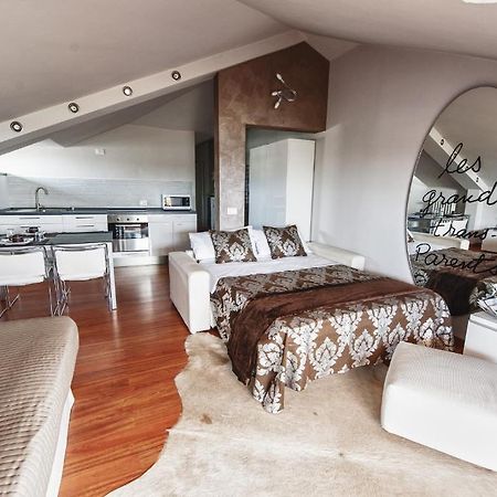 Cute & Cozy Terrace Apartment Bergamo Ruang foto