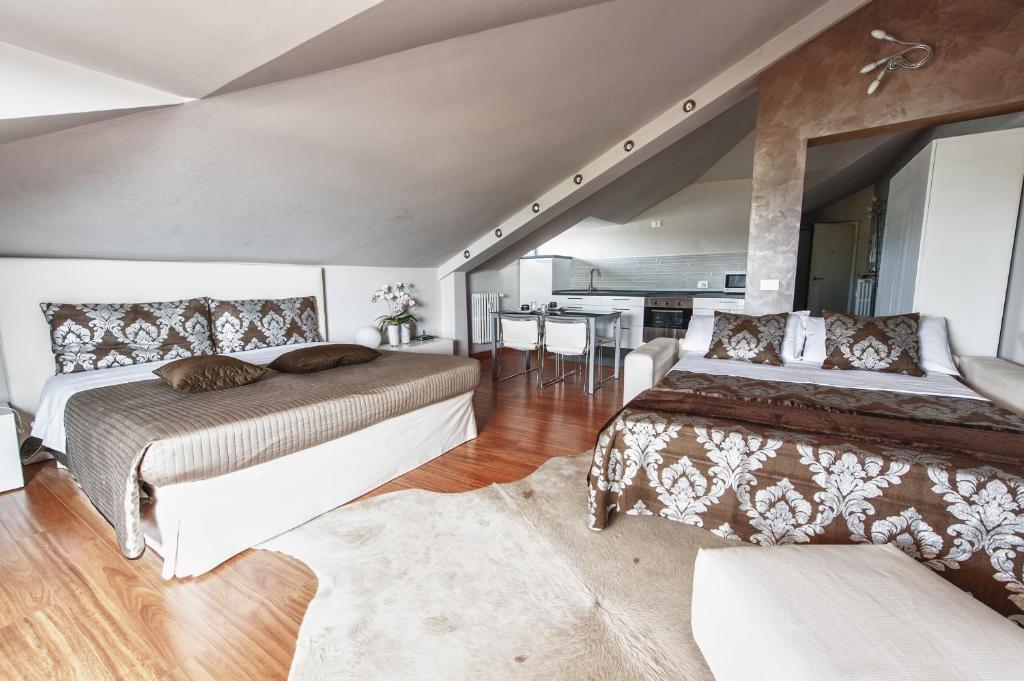 Cute & Cozy Terrace Apartment Bergamo Ruang foto