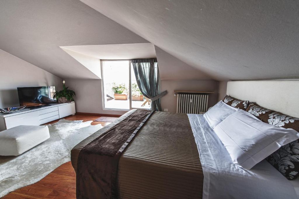 Cute & Cozy Terrace Apartment Bergamo Ruang foto