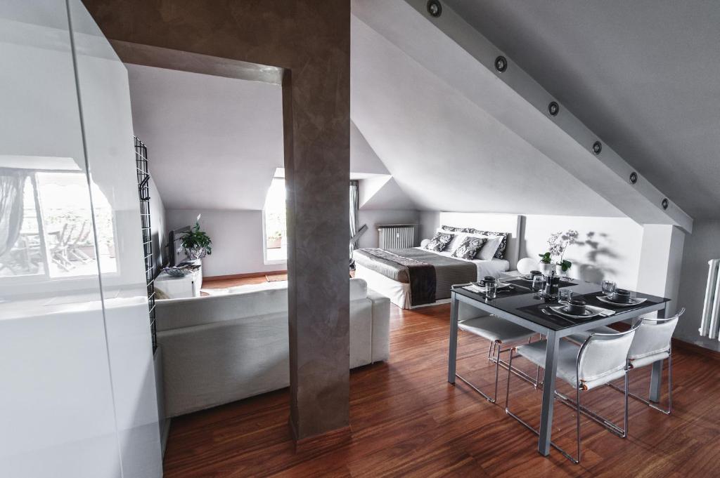 Cute & Cozy Terrace Apartment Bergamo Ruang foto