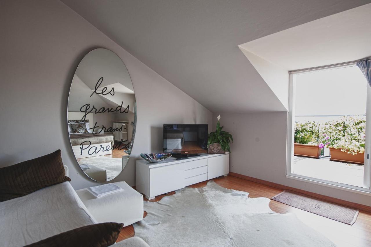Cute & Cozy Terrace Apartment Bergamo Ruang foto